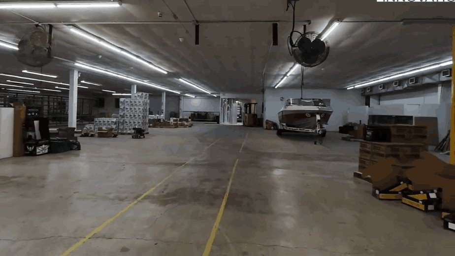 Indoor FPV — Warehouse Flythrough